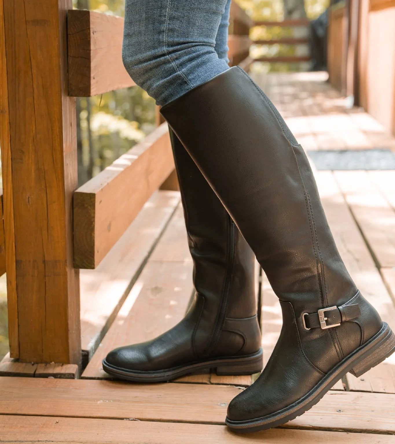 Sale Autumn Riding Boot Knee High Boots
