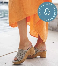 Discount Bethie Wedge Sandal Wedge Sandals|Slides & Slip On Sandals