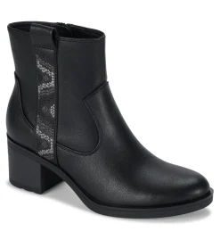Fashion Covina Block Heel Bootie Booties