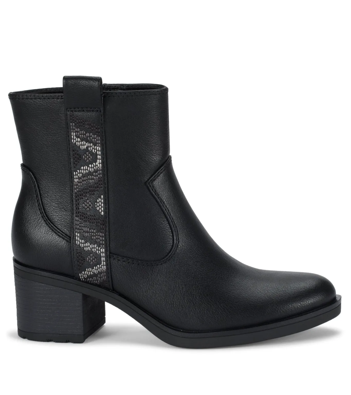 Fashion Covina Block Heel Bootie Booties