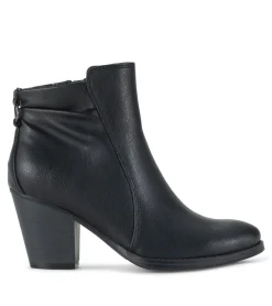 Sale Crystal Block Heel Bootie Booties