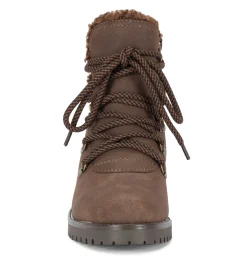 Fashion Dennison Lace Up Boot Booties