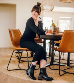 Best Emilie Block Heel Bootie Booties