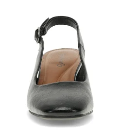 Fashion Ester Block Heel Slingback Pump Dress Shoes