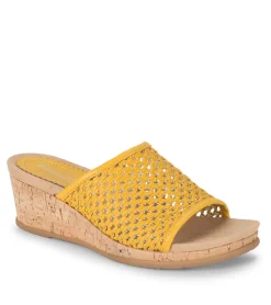 Sale Flossey Wedge Slide Sandal Wedge Sandals|Slides & Slip On Sandals