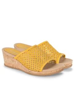 Sale Flossey Wedge Slide Sandal Wedge Sandals|Slides & Slip On Sandals