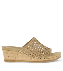 Clearance Flossey Wedge Slide Sandal Wedge Sandals|Slides & Slip On Sandals