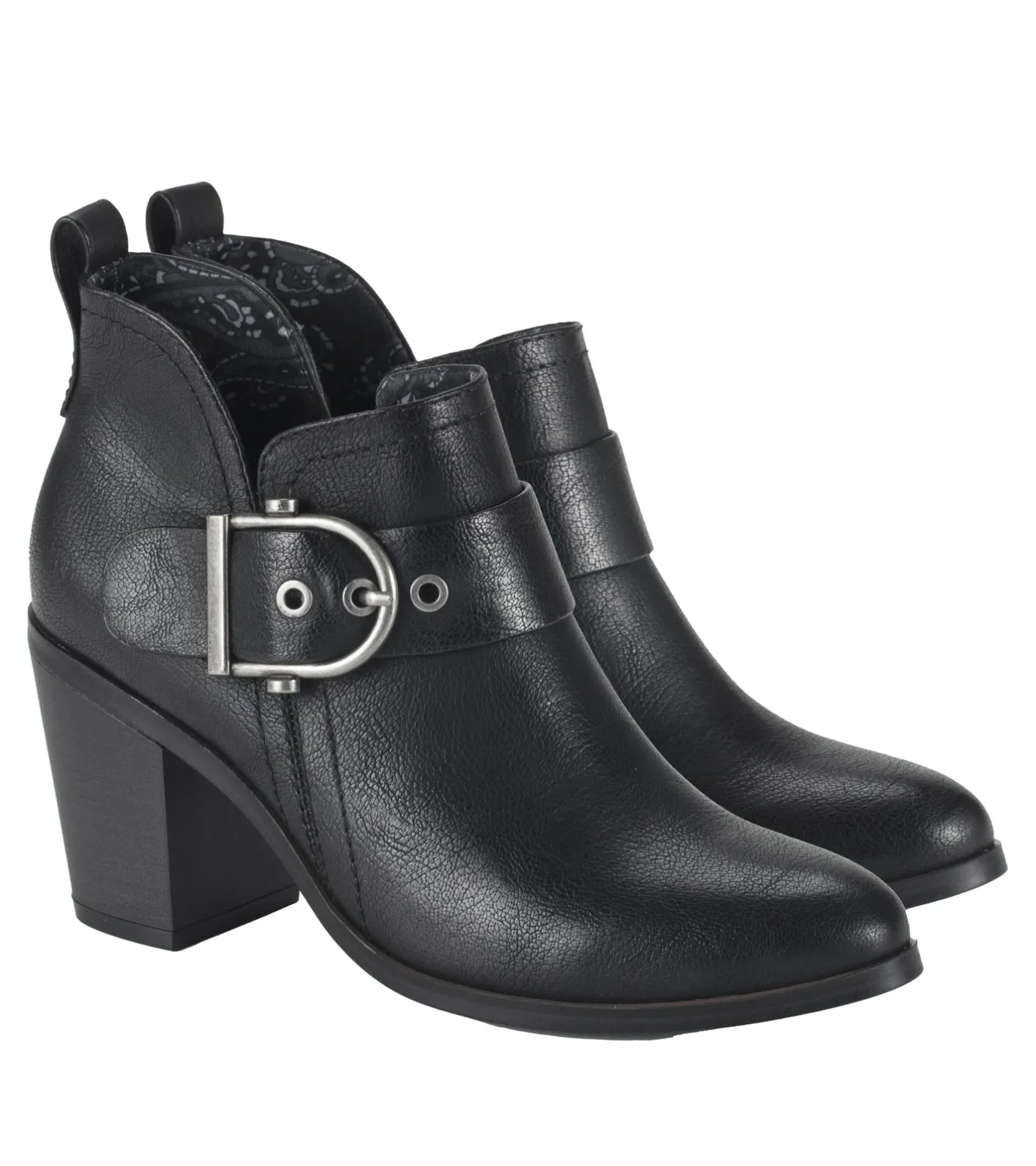 Best Karina Block Heel Ankle Bootie Booties