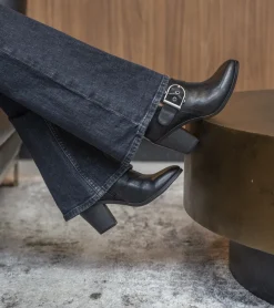 Best Karina Block Heel Ankle Bootie Booties