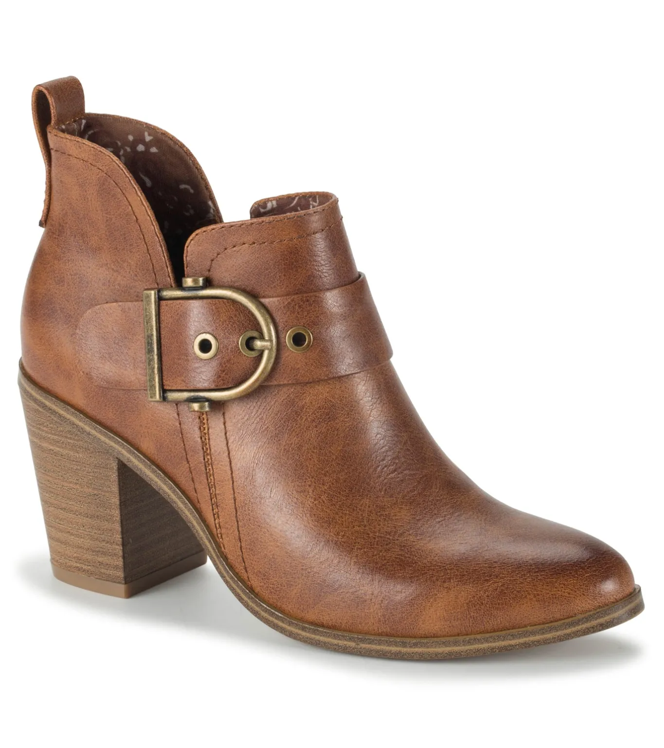 Fashion Karina Block Heel Ankle Bootie Booties