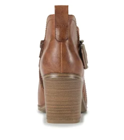 Fashion Karina Block Heel Ankle Bootie Booties