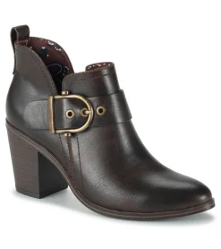 Best Karina Block Heel Ankle Bootie Booties