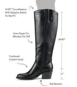 Clearance Laryssa Riding Boot Knee High Boots