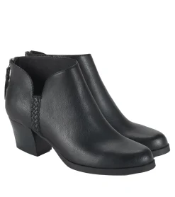 Hot Lauryn Block Heel Ankle Bootie Booties