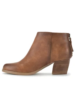 Discount Lauryn Block Heel Ankle Bootie Booties