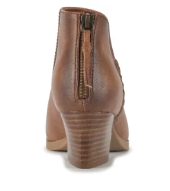 Discount Lauryn Block Heel Ankle Bootie Booties
