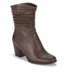 Discount Leslie Block Heel Slouch Boot Booties