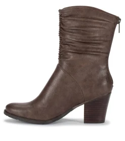 Discount Leslie Block Heel Slouch Boot Booties