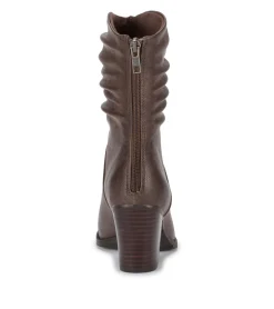 Discount Leslie Block Heel Slouch Boot Booties
