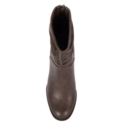 Discount Leslie Block Heel Slouch Boot Booties