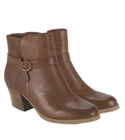 New Linda Block Heel Bootie Booties