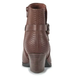 Fashion Linda Block Heel Bootie Booties