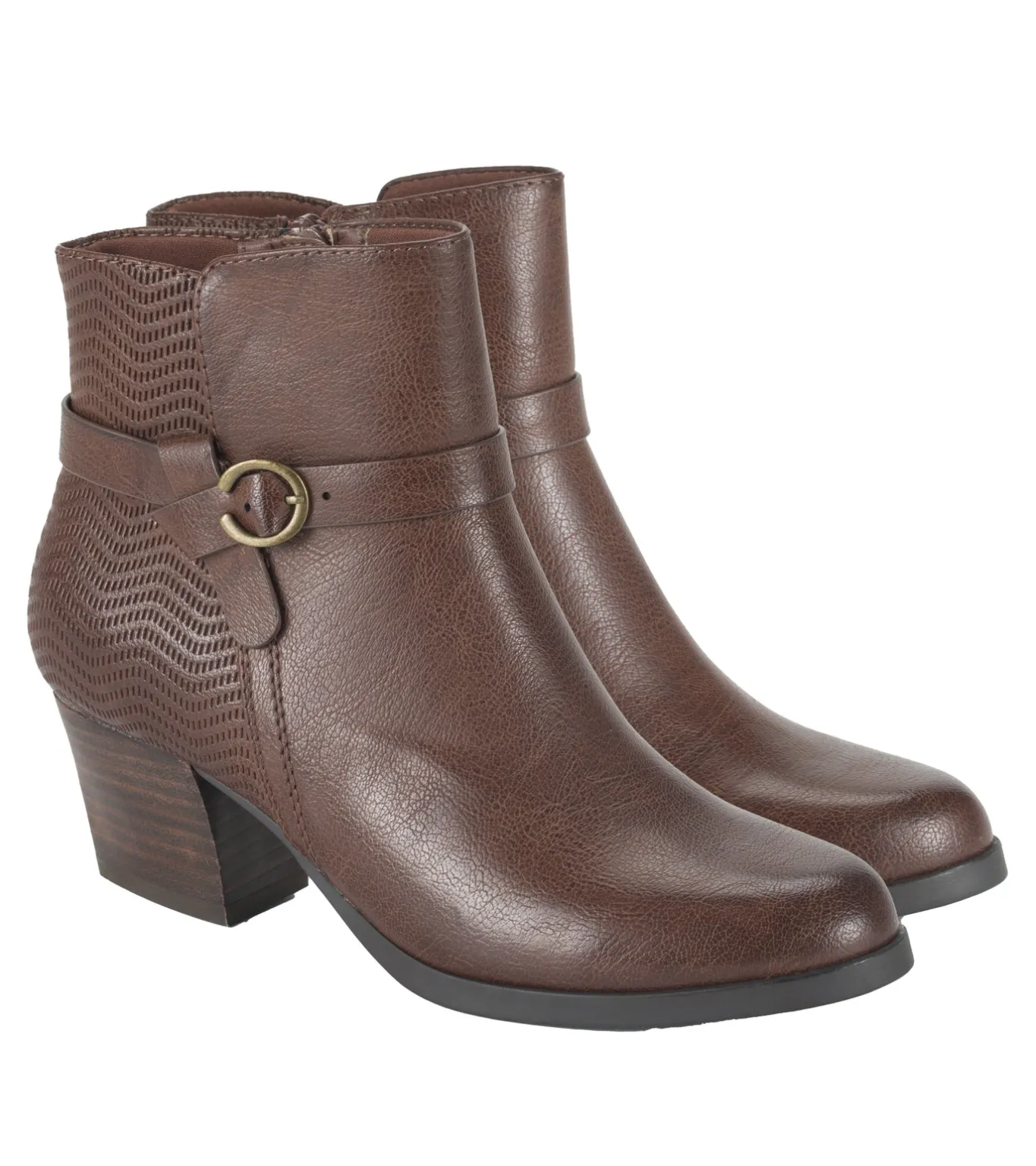 Fashion Linda Block Heel Bootie Booties