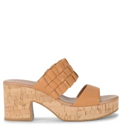 Clearance Mavis Block Heel Slide Sandal Slides & Slip On Sandals