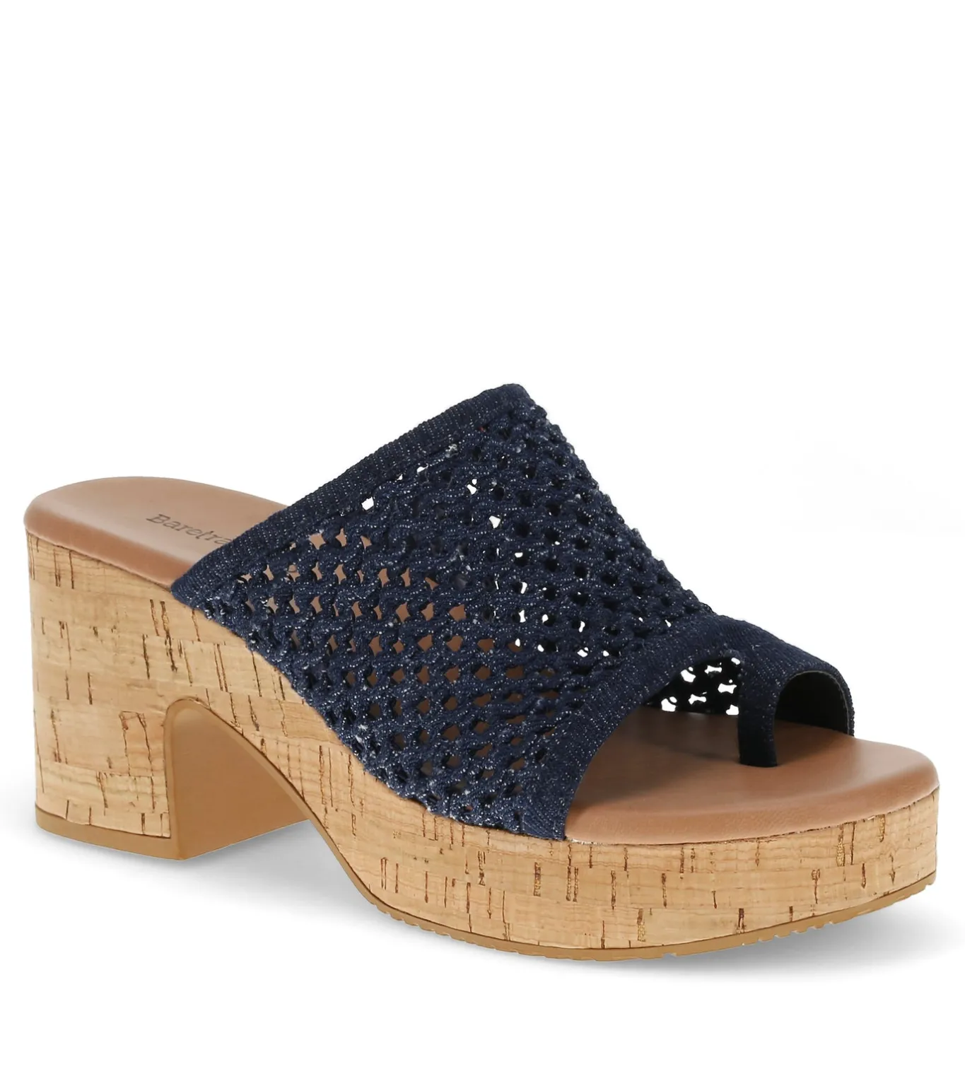 Clearance Michaela Block Heel Sandal Slides & Slip On Sandals