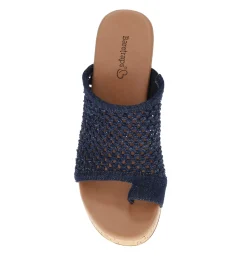 Clearance Michaela Block Heel Sandal Slides & Slip On Sandals