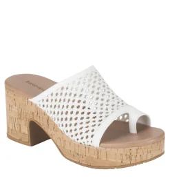 New Michaela Block Heel Sandal Slides & Slip On Sandals