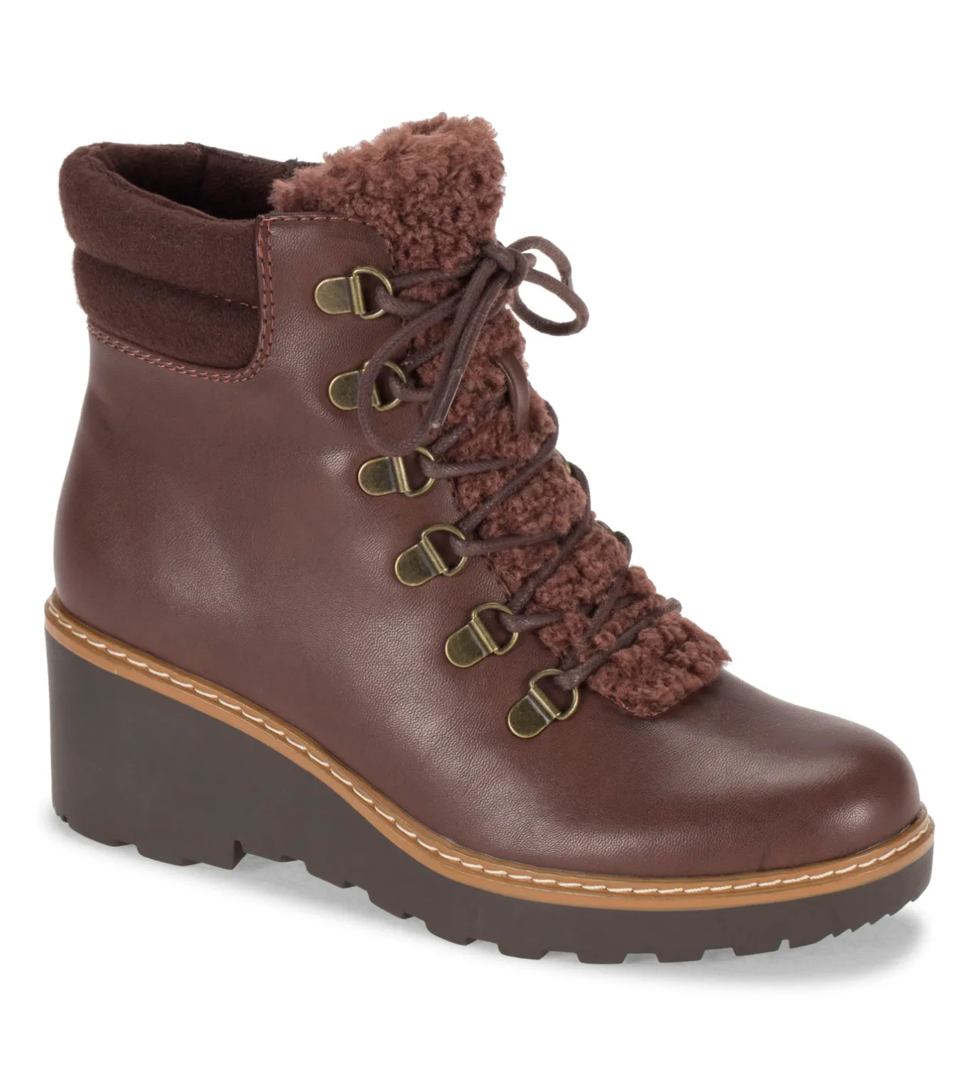 Online Nasha Lace Up Wedge Bootie Booties