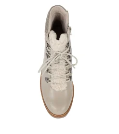 Sale Nasha Lace Up Wedge Bootie Booties