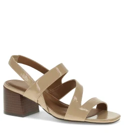 Outlet Posha Block Heel Sandal Dress Shoes