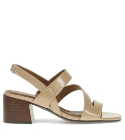 Outlet Posha Block Heel Sandal Dress Shoes
