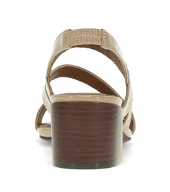 Outlet Posha Block Heel Sandal Dress Shoes