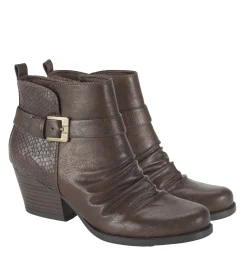 Discount Rebel Block Heel Bootie Booties
