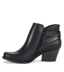 Clearance Reggie Block Heel Bootie Booties