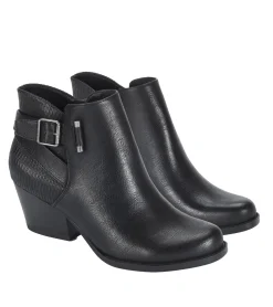 Clearance Reggie Block Heel Bootie Booties