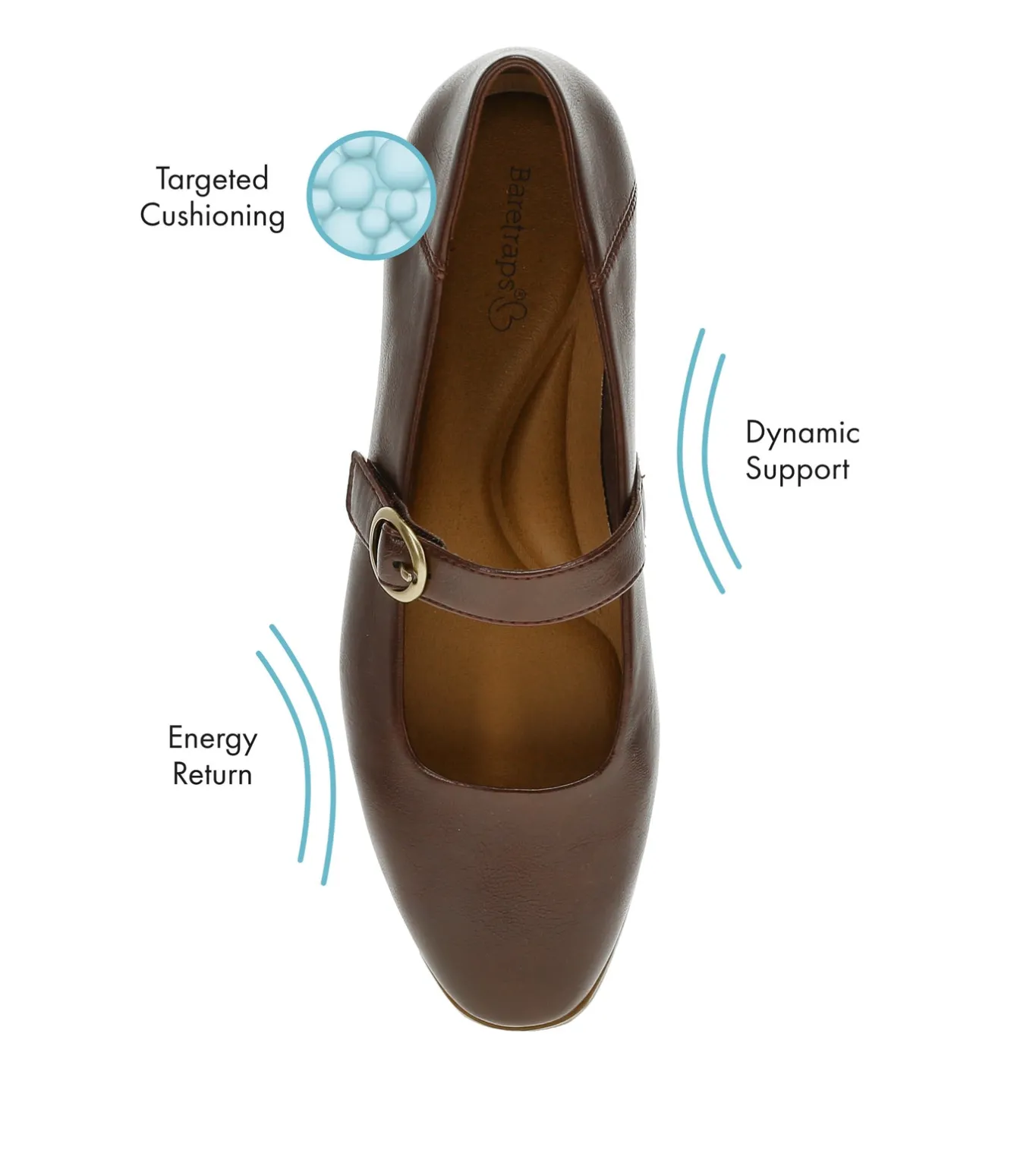 Fashion Teagan Mary Jane Flat Flats & Loafers|Dress Shoes