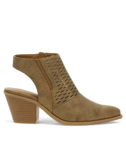 Fashion Yangley Block Heel Bootie Booties