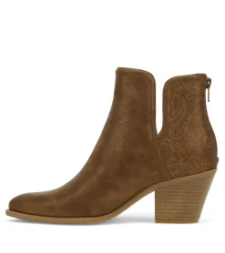 Fashion Yara Block Heel Bootie Booties